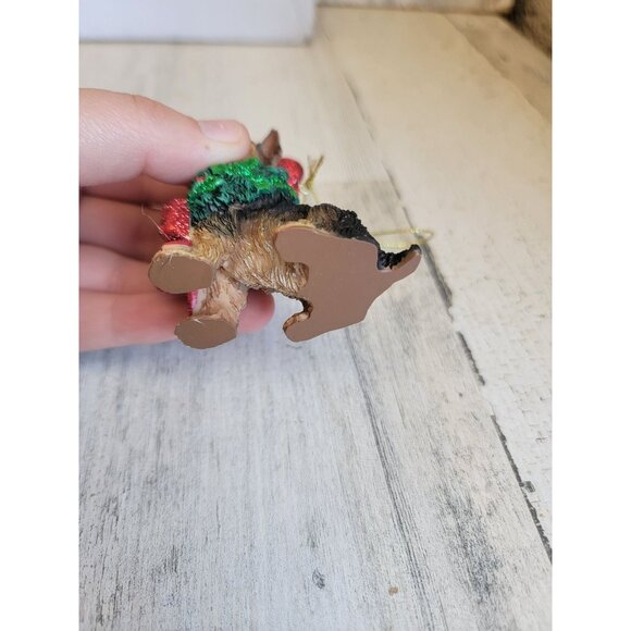 Yorkshire dog puppy ornament Xmas tree - Picture 10 of 10